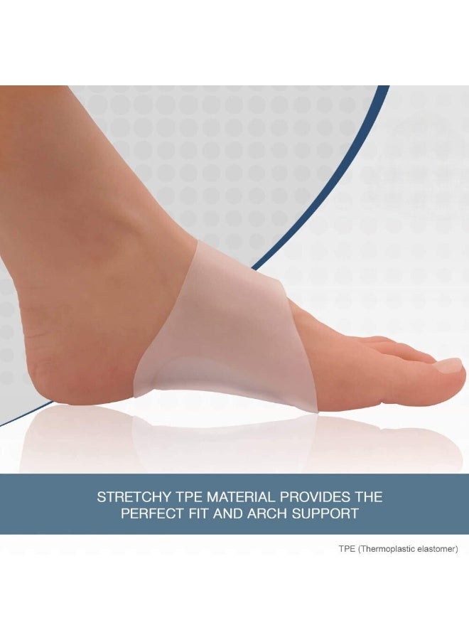 Medical silicone arch support – ergonomic design for pain relief and improved walking - Image 3